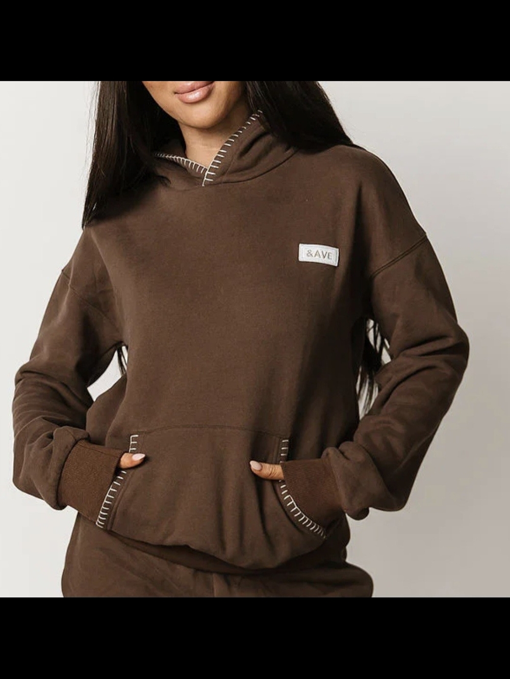 AMPERSAND AVE - Sweetly Stitched Coffee - Hoodie